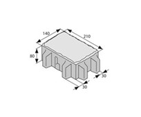 BEST KROSO výška 80mm STANDARD karamelová